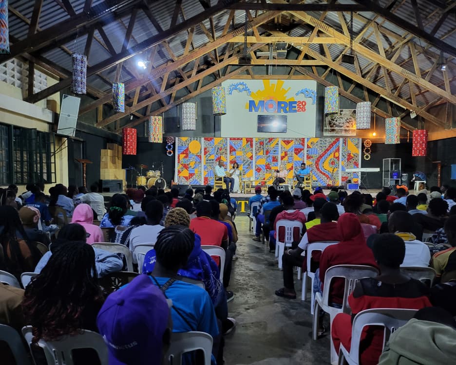 Worship service at Becoming Free Indeed ministry event